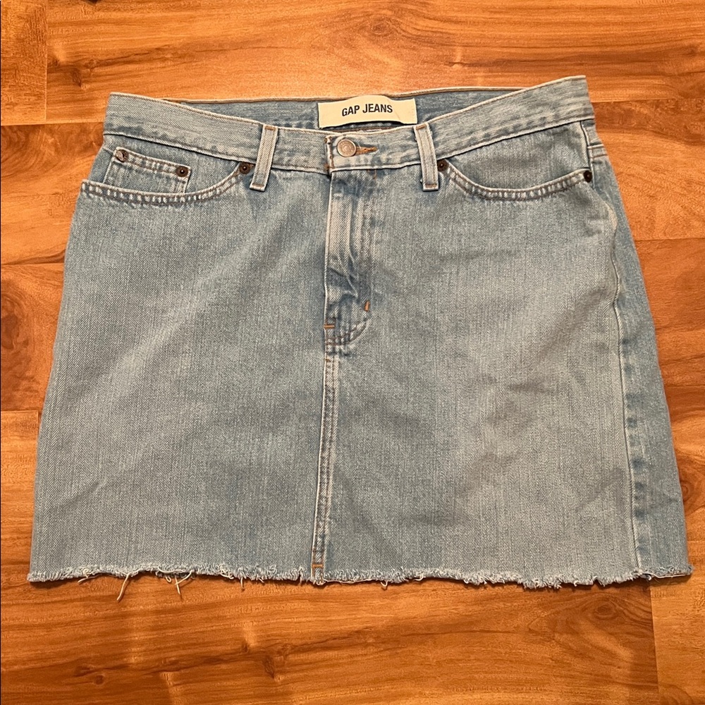 Vintage GAP Light Blue Denim Skirt